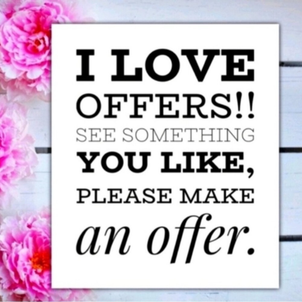 MAKE OFFER & BUNDLE
( All Offers Welcome)